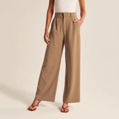 Pantalones anchos formales para mujer
