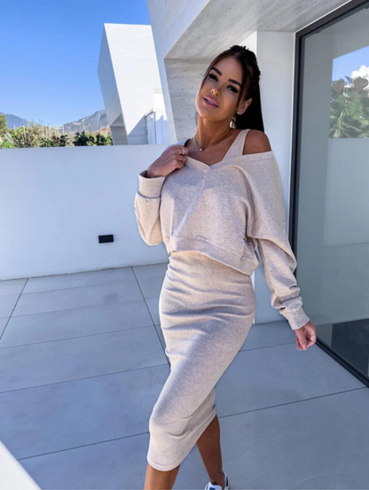 Conjunto de sudadera y ropa