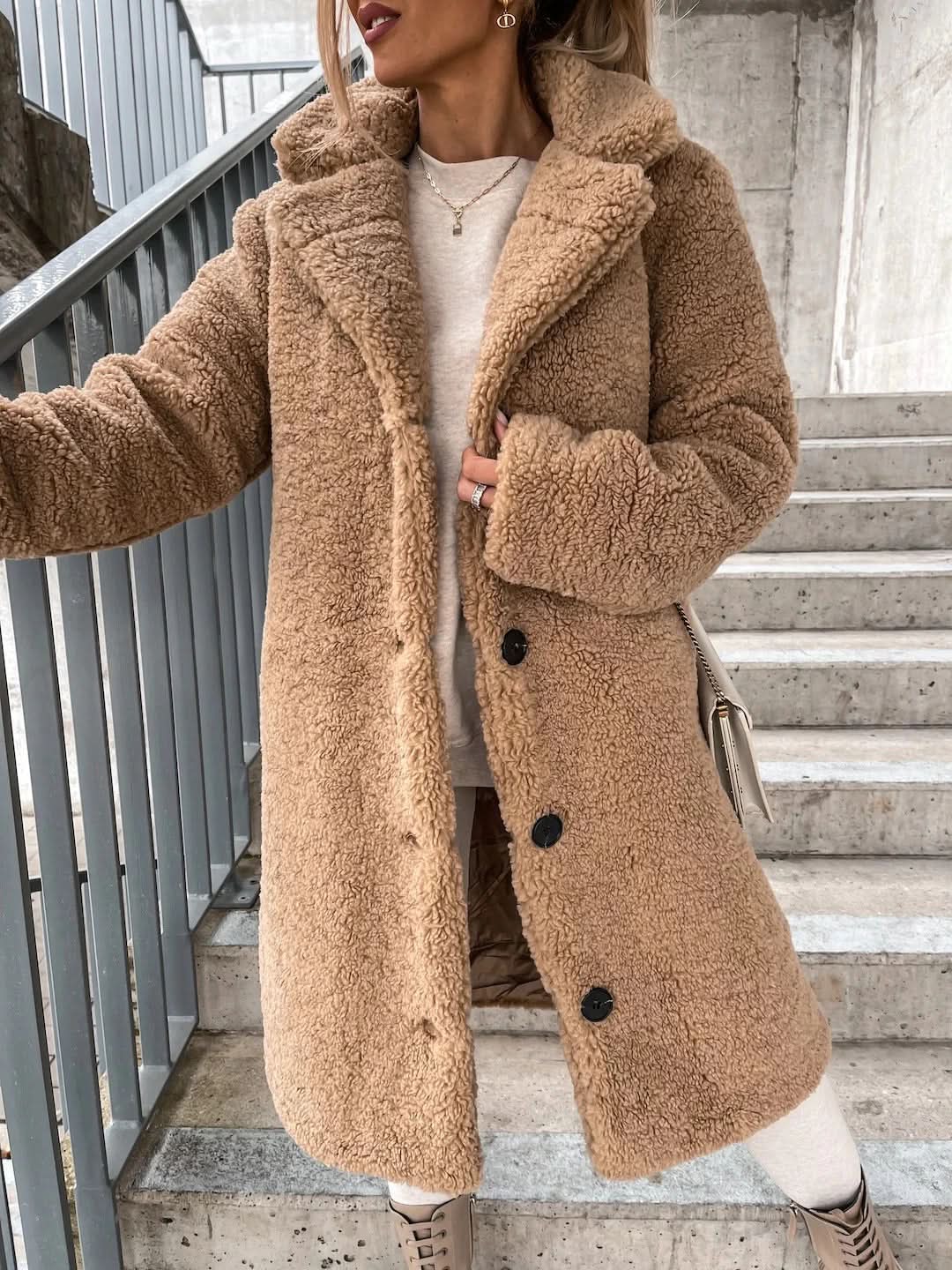 Chaqueta polar de alta calidad con capucha para mujer