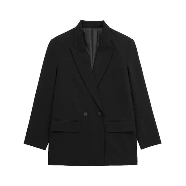 Amiah | elegante blazer de manga larga y diseño estructurado