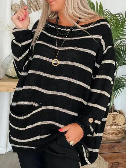 Vera | elegante jersey de rayas