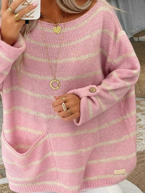 Vera | elegante jersey de rayas