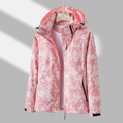 Chaqueta cortaviento con capucha para mujer | Lane