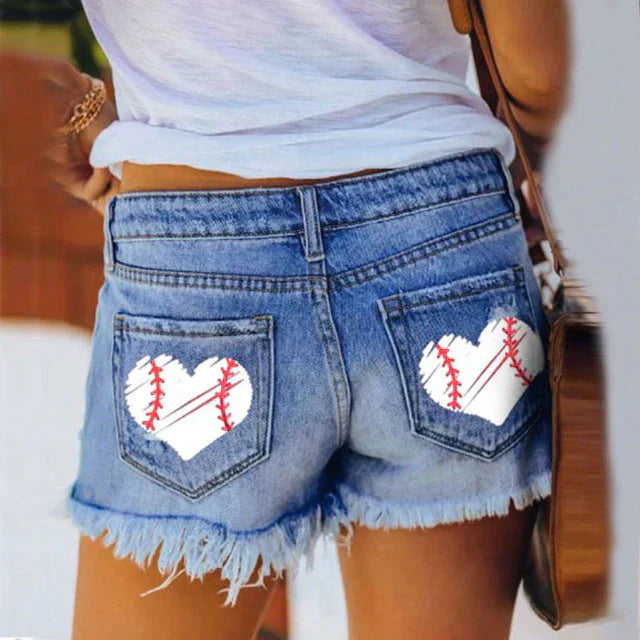 IVY - Pantalones cortos vaqueros para mujer