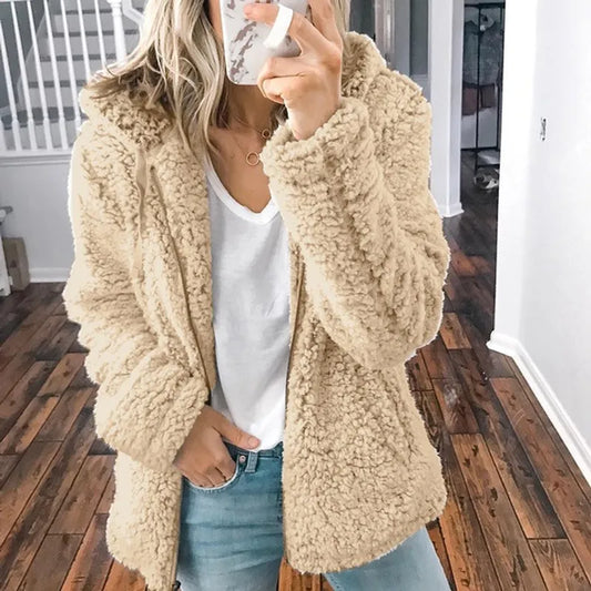 Chaqueta de invierno con capucha para mujer | Silvia