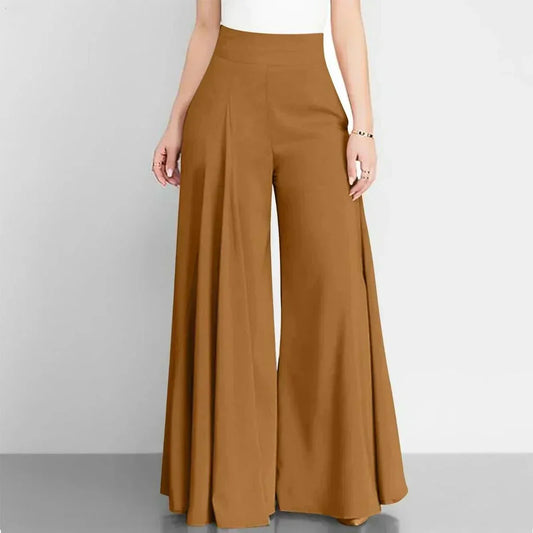Pantalones elegantes con cintura alta