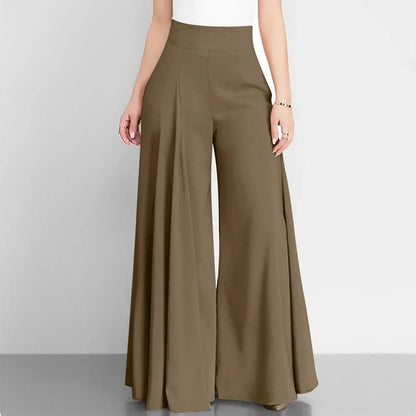 Pantalones elegantes con cintura alta