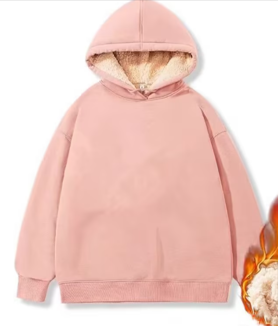 Simon | Chaqueta de forro polar Sherpa con capucha