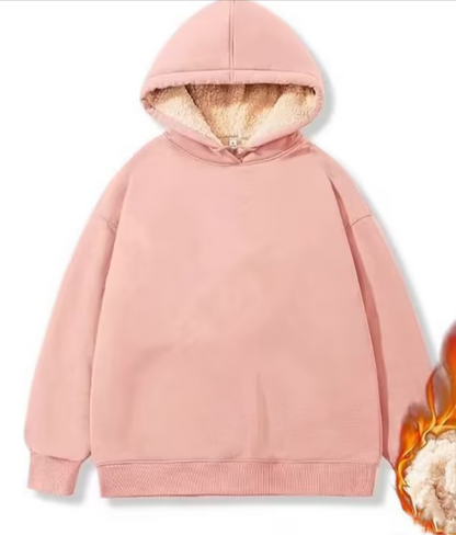 Simon | Chaqueta de forro polar Sherpa con capucha