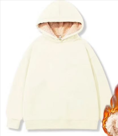 Simon | Chaqueta de forro polar Sherpa con capucha