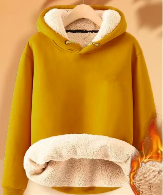 Simon | Chaqueta de forro polar Sherpa con capucha