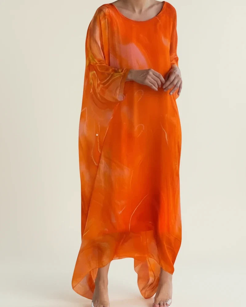 Damska Długa Sukienka Kaftan