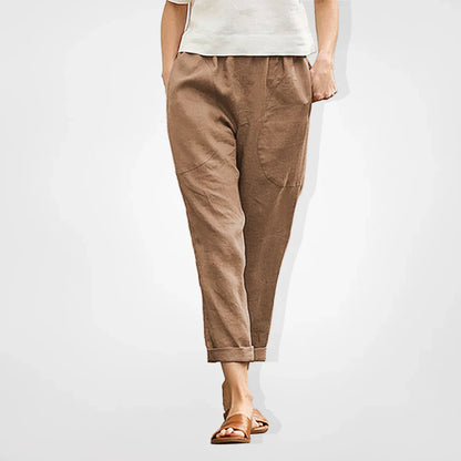 Céline - Cómodo pantalón de lino