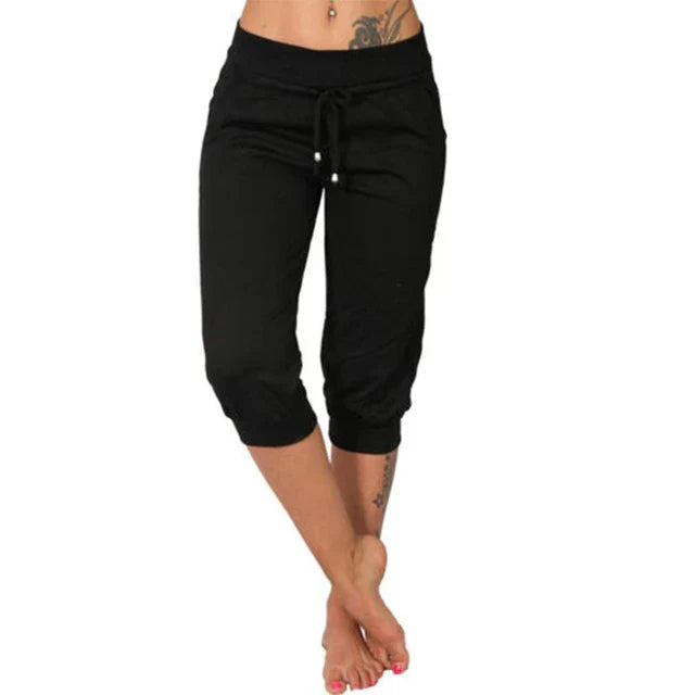 Pantalones capri casual - Luna