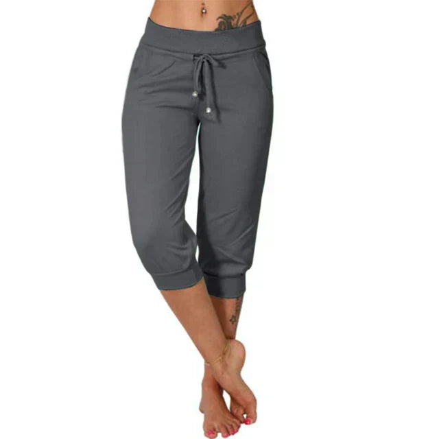 Pantalones capri casual - Luna