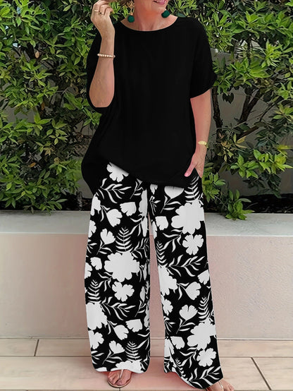 Bonnie - Elegante conjunto floral para estilo y comodidad