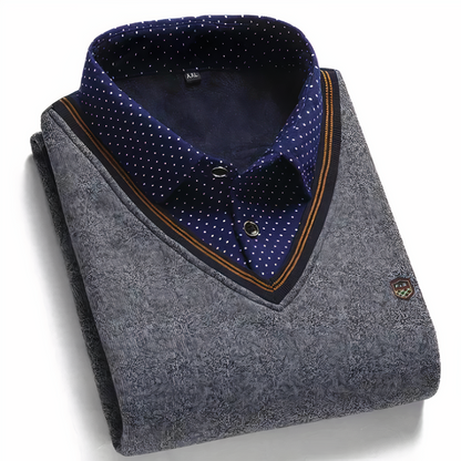 Xendro Sweater | Jersey con camisa para hombre