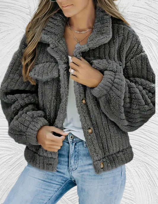 Vasha Coat | Abrigo grueso de invierno de imitación