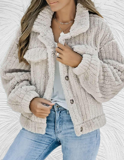 Vasha Coat | Abrigo grueso de invierno de imitación