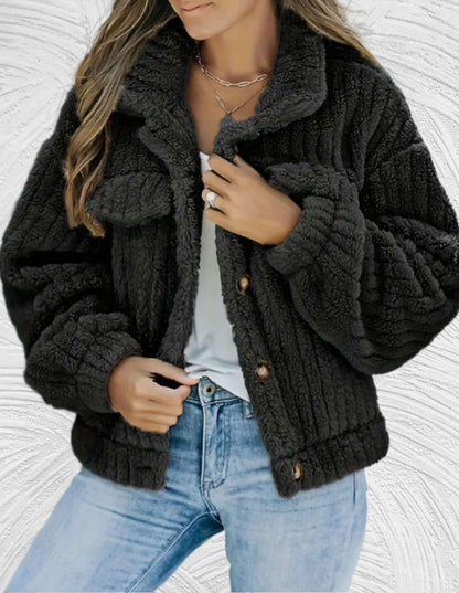 Vasha Coat | Abrigo grueso de invierno de imitación