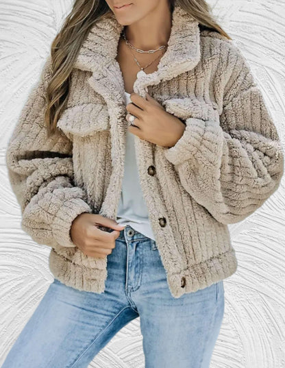 Vasha Coat | Abrigo grueso de invierno de imitación