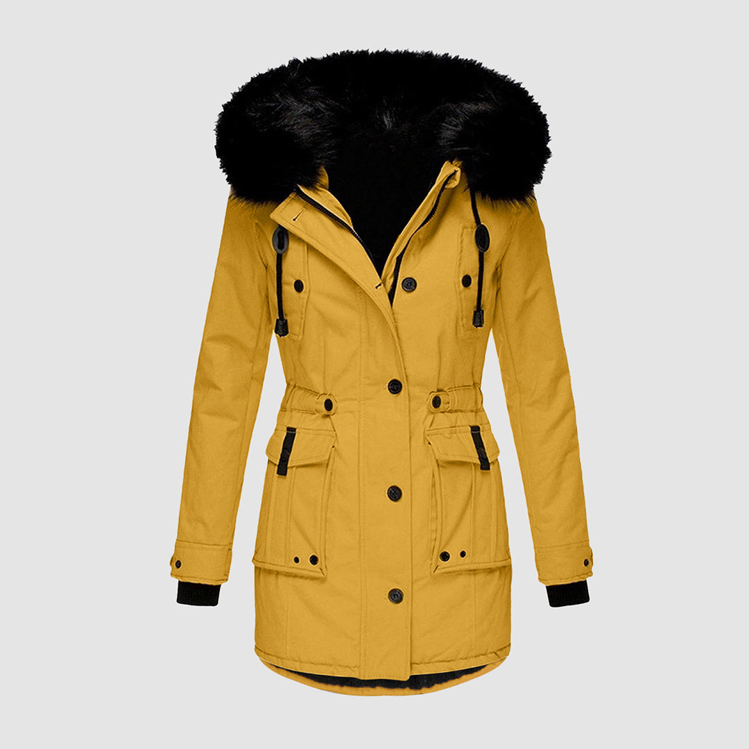 Chaqueta de invierno impermeable para mujer