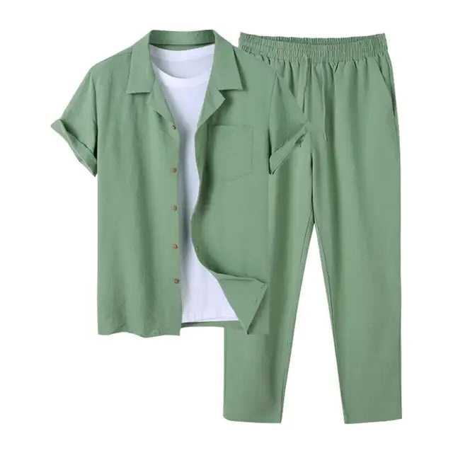 Einfarbiges Zweiteiler-Set für Herren - Meyer