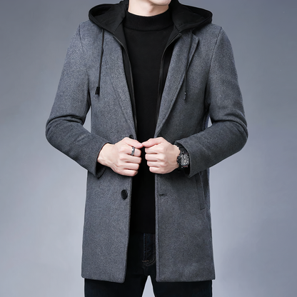 Durk Coat | Gabardina de lana para hombre