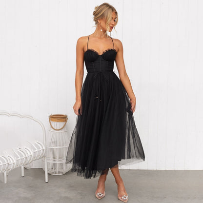 Vestido midi de fiesta para mujer