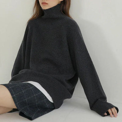 Jersey de cuello alto holgado | Zia