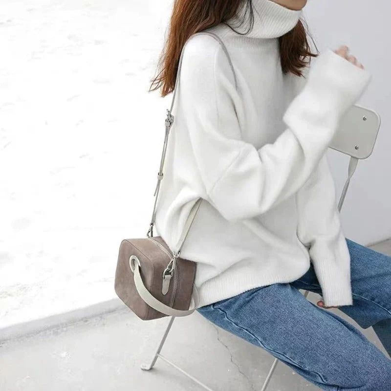 Jersey de cuello alto holgado | Zia