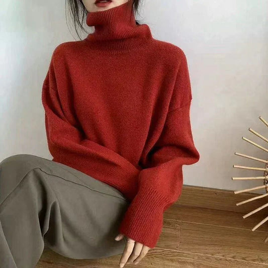Jersey de cuello alto holgado | Zia