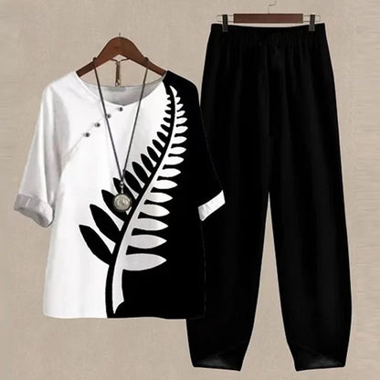 Conjunto de verano de 2 piezas para mujer | henna