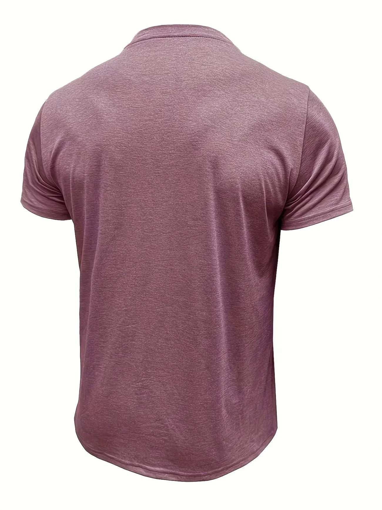 Męska Koszulka Henley Guzikami