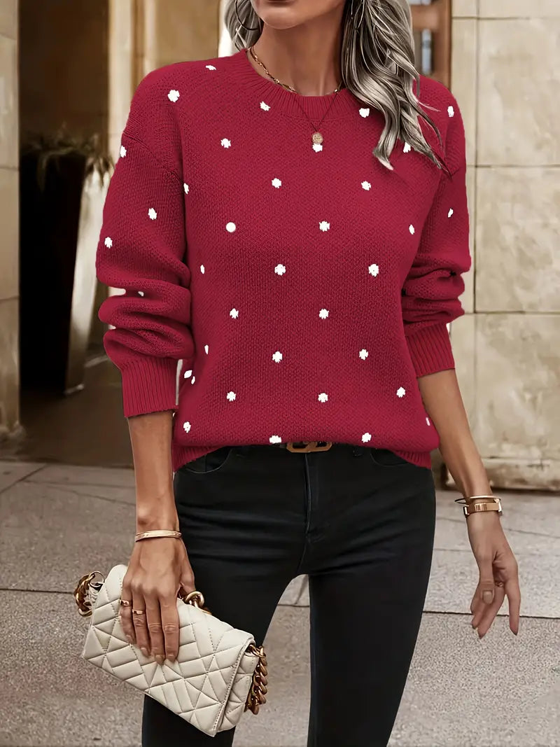 Chloe | jersey con estampado de lunares