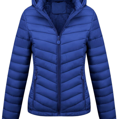Fien | Chaqueta con capucha y cremallera y bolsillos inclinados