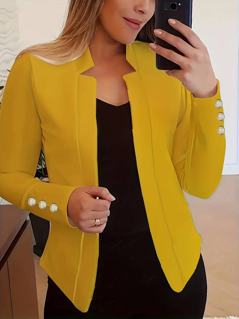 Emma | blazer informal de botones de manga larga
