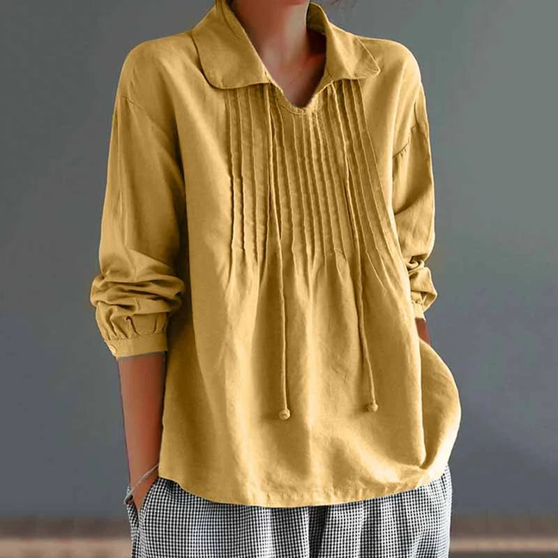Leny | Blusa plisada para mujer