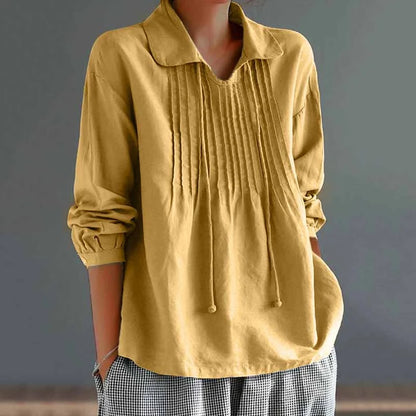 Leny | Blusa plisada para mujer