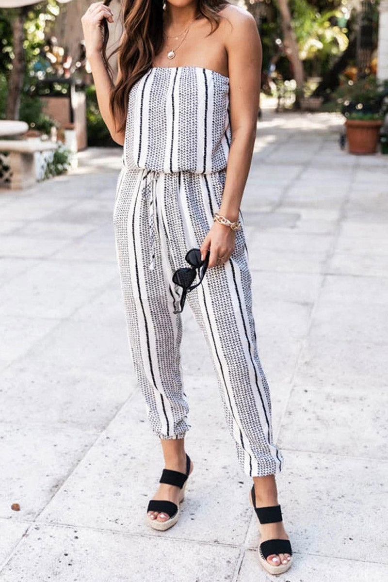 Mono de rayas estilo Statement