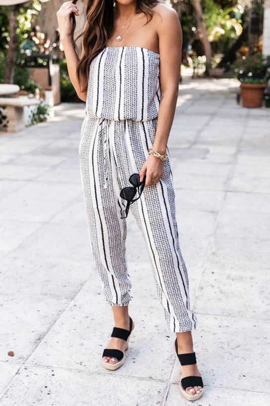 Mono de rayas estilo Statement