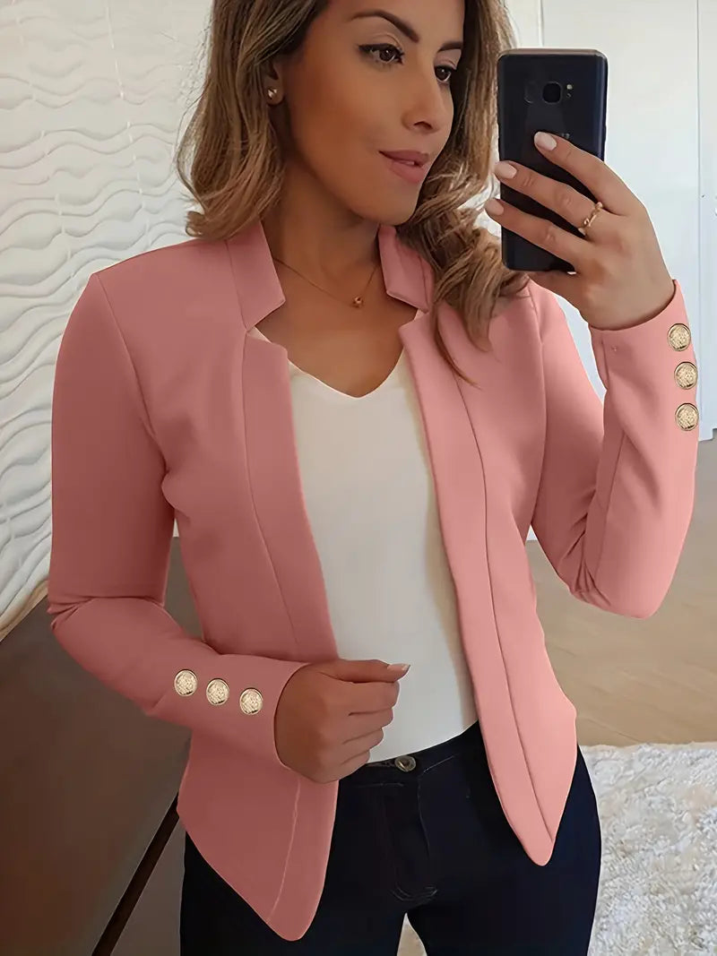 Emma | blazer de manga larga con parte delantera abierta para la primavera