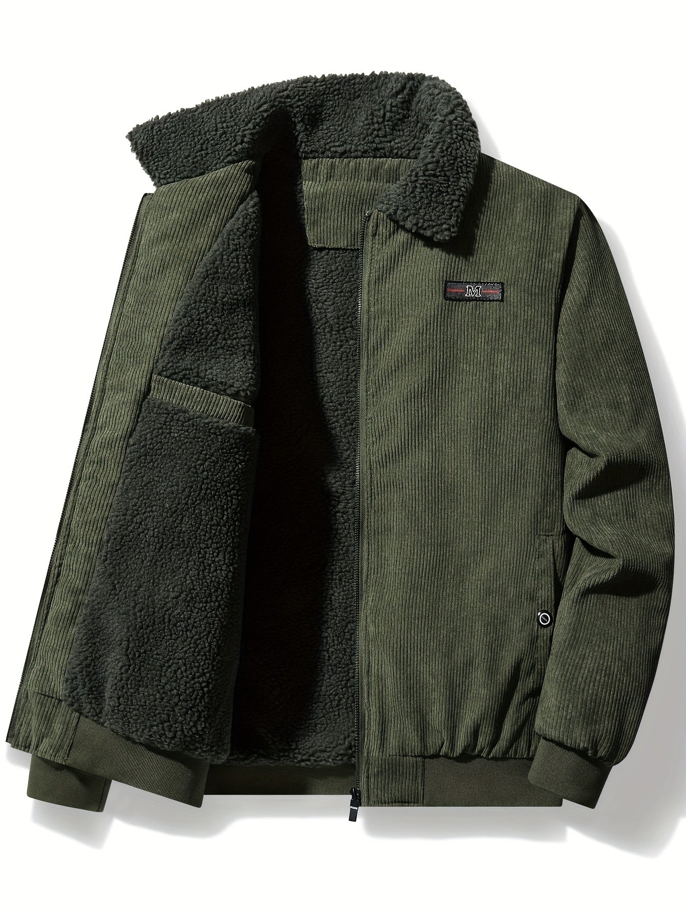 Chaqueta de invierno de algodón transpirable de estilo retro informal para hombre | Perfecta para llevar a diario