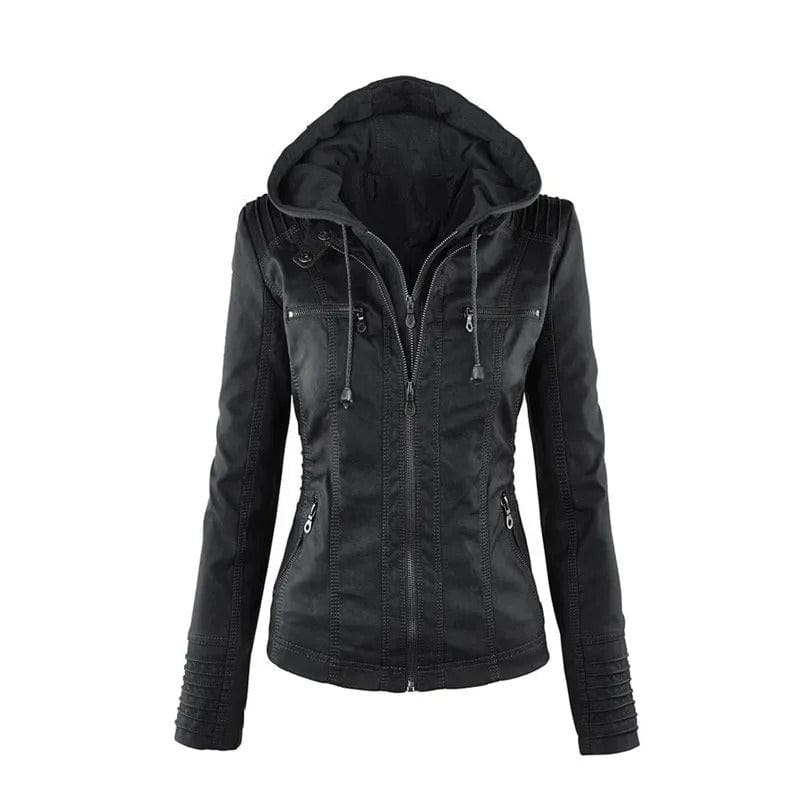 Chaqueta vintage de señora con capucha