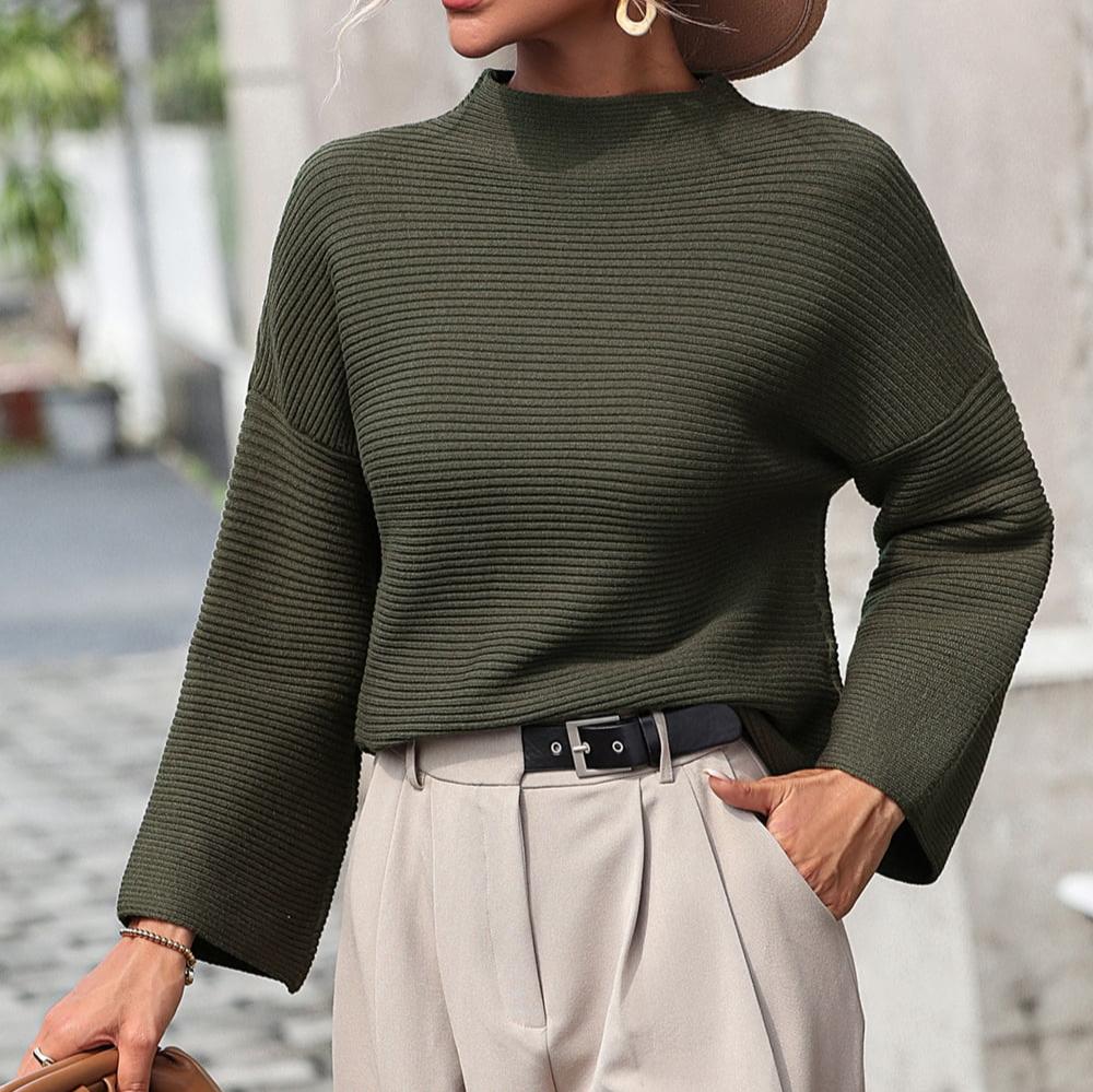 Daphne | Elegante jersey de cuello redondo para mujer