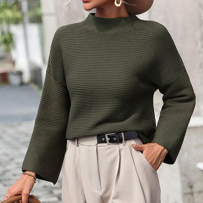 Daphne | Elegante jersey de cuello redondo para mujer