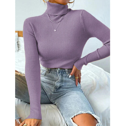 Viola| Jersey de cuello alto para mujer