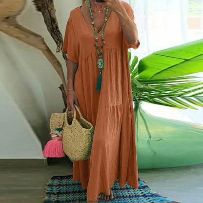 vestido largo casual de mujer