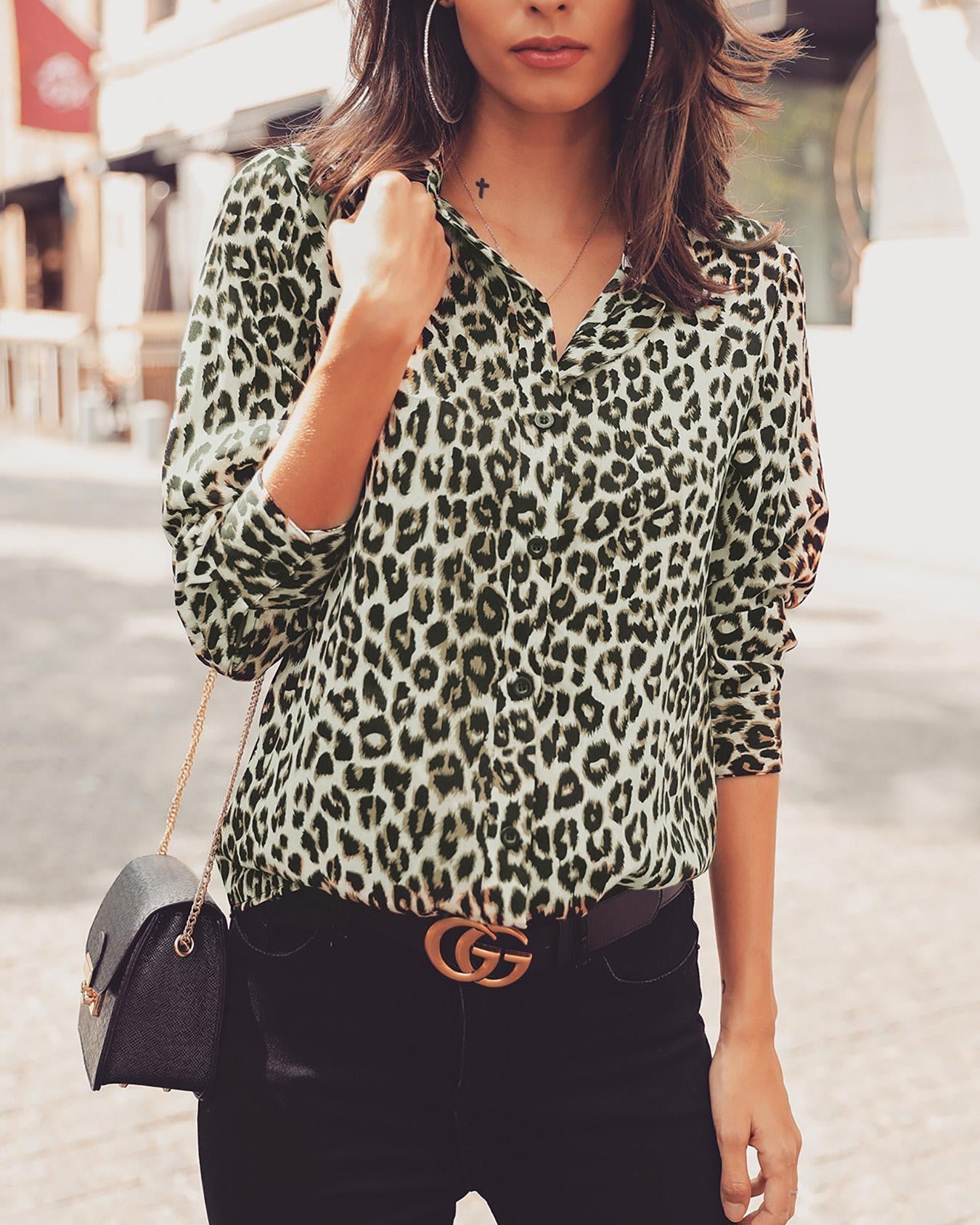 LEONA| Blusa de leopardo