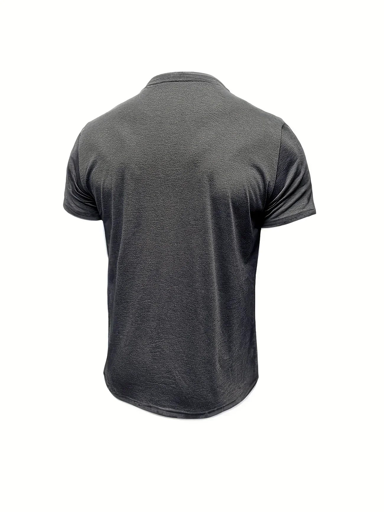 Męska Koszulka Henley Guzikami